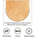 Características del Corcho, impermeable , suave